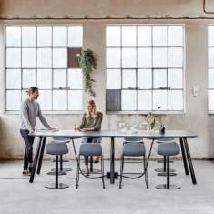 Konferenztisch weiss Konferenztische Büro Materia Hal