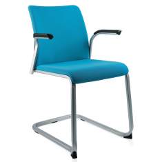 Besucherstuhl blau Besucherstühle Freiscswhinger Konferenzstühle, Steelcase, Eastside