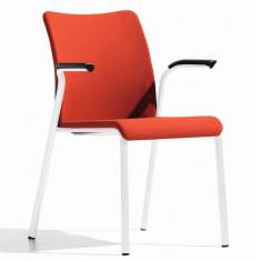 Besucherstuhl rot Besucherstühle Konferenzstühle, Steelcase, Eastside