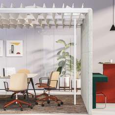 Bürodrehstuhl drehbar mit Rollen Drehstühle Konferenzstuhl mit Armlehnen Konferenzstühle Steelcase Cavatina