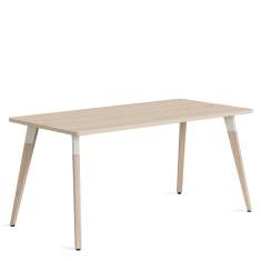 Schreibtisch Holz Bürotisch Einzeltisch Bürotische Home Office Steelcase Lares SE
rechteckige Tischplatte