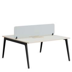 Team-Tisch Doppelarbeitsplatz Team-Tische Büro Steelcase Lares SE
rechteckige Tischplatte