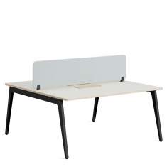 Team-Tisch Doppelarbeitsplatz Team-Tische Büro Steelcase Lares SE
rechteckige Tischplatte