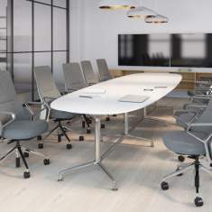 Konferenzstuhl grau Konferenzstühle Büro Drehstuhl Coalesse Massaud