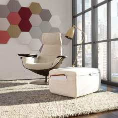 Clubsessel weiss Loungesessel Sessel Lounge Loungemöbel Coalesse Massaud