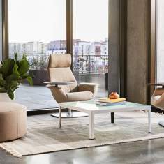 Clubsessel weiss Loungesessel Sessel Lounge Loungemöbel Coalesse Massaud