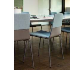 Besucherstuhl blau Konferenzstühle Cafeteria Stühle, Coalesse, Montara650 Stuhl