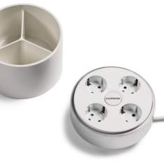 Stromanschluss Designerstück Mehrfachsteckdose Stiftehalter Coalesse, Powerpod