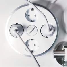 Stromanschluss Designerstück Mehrfachsteckdose Stiftehalter Coalesse, Powerpod