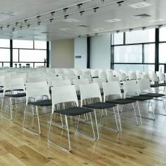 Besucherstuhl weiss Besucherstühle günstig Konferenzstühle Cafeteria Stühle, cors Orangebox