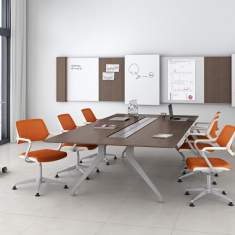 Konferenzstuhl orange Konferenzstühle Büro Steelcase QiVi