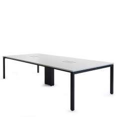 Konferenztische Büro Steelcase, FrameFour Konferenztisch
rechteckige Tischplatte