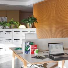 Tisch-Organisations/Trennwandsysteme, Steelcase Schreibtischaufsatz Akustik Tischblende c:scape screen