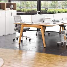 Tisch-Organisations/Trennwandsysteme, Steelcase Schreibtischaufsatz Akustik Tischblende c:scape screen