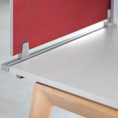 Tisch-Organisations/Trennwandsysteme, Steelcase Schreibtischaufsatz Akustik Tischblende c:scape screen