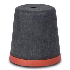 aufstellbarer Hocker stapelbar Polsterhocker Stapelringe Materia, Cap