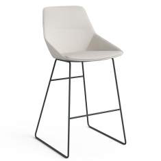 Barstuhl weiss Barhocker Brunner ray soft bar