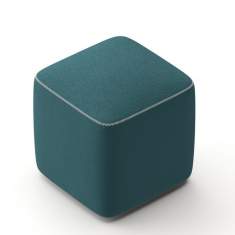 Polsterhocker blau Lounge Hocker Brunner pads
