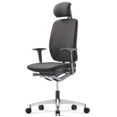 Bürostuhl schwarz Drehstühle Büro Nowy Styl Globeline Bürodrehstuhl