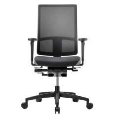 Bürostuhl schwarz Drehstuhl Netzgewebe Büro Nowy Styl Globeline mesh Bürodrehstuhl
