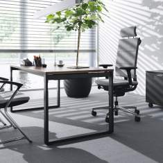 Bürostuhl grau Bürodrehstuhl Drehstuhl Büro Nowy Styl Sail