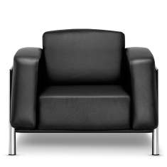 Ledersessel schwarz Büro Loungemöbel,Nowy Styl, Classic Sessel