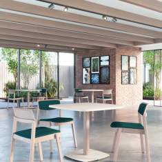 Bistrotisch Holz Cafeteria Tisch Konferenztisch Kusch+Co 2900 Embla Tisch