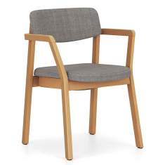 Besucherstuhl Holz Besucherstühle grau Cafeteria Stuhl Kusch+Co 2905 Embla