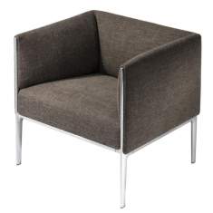 oungesessel Büro Loungemöbel Sessel braun Wilkhahn Asienta