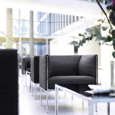 oungesessel Büro Loungemöbel Sessel braun Wilkhahn Asienta