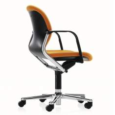 Wilkhahn Stuhl Büro Stoff orange Bürodrehstuhl, Wilkhahn, FS-Linie Bürodrehstuhl
