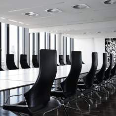 Konferenzstuhl schwarz Konferenzstühle Leder Büro Wilkhahn, Graph