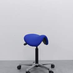 Ergonomischer Schreibtischhocker blau Hocker ergonomisch, BWW, 7400RS