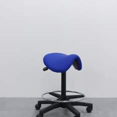 Ergonomischer Schreibtischhocker blau Hocker ergonomisch, BWW, 7400RS