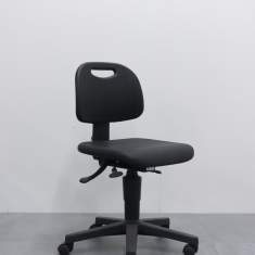 Werkstattstühle schwarz Drehstuhl Werkstattstuhl BWW 2947PU