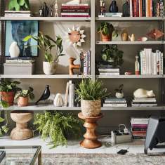 Hocker Holz, vitra, Eames Stool