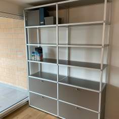 Büromöbel Schränke modular Büroschrank schwarz, AluOffice, Regalsysteme