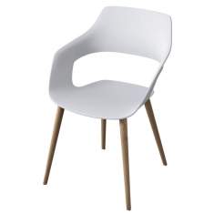Wilkhahn Occo Schalenstuhl mit Holzbeinen