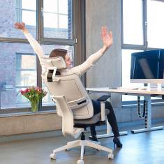 Bürostuhl grau Bürodrehstuhl moderne Bürostühle Buero Drehstuhl Viasit Toleo