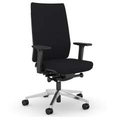Bürostuhl schwarz Drehstühle ergonomischer Bürodrehstuhl exklusiv, viasit, F1