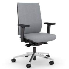 Bürostuhl grau Drehstühle ergonomischer Bürodrehstuhl exklusiv, viasit, F1 Pro