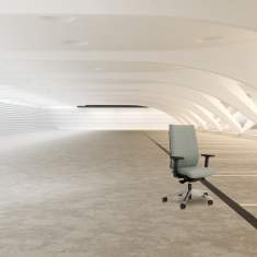 Bürostuhl grau Drehstühle ergonomischer Bürodrehstuhl exklusiv, viasit, F1 Pro