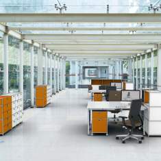 viasit Bürostuhl ergonomisch Bürodrehstuhl blau, viasit Impulse Bürodrehstuhl
