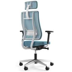 Drehstühle Büro ergonomisch Bürostühle kaufen blau Bürostuhl Netzgewebe Viasit Newback