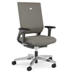 ergonomischer Bürostuhl grau Bürodrehstühle Netzgewebe viasit, impulse NPR