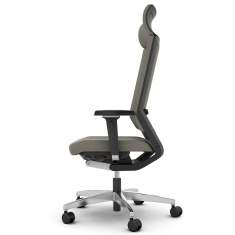 ergonomischer Bürostuhl grau Bürodrehstühle Netzgewebe viasit, impulse NPR