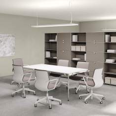 Bürotisch weiss Konferenztisch Büro Konferenztische System 4 Tische