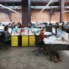 Textiler Bodenbelag Teppichfliesen Interface Paver