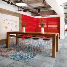 Textiler Bodenbelag Teppichfliesen Interface Stone Course