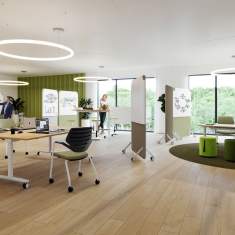 Akustik Trennwand Büro Trennwände Koenig + Neurath Akustik Mobiles Paneel INSIDE.30